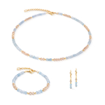 Браслет Coeur de Lion Light Blue-Beige 2043/30-0738