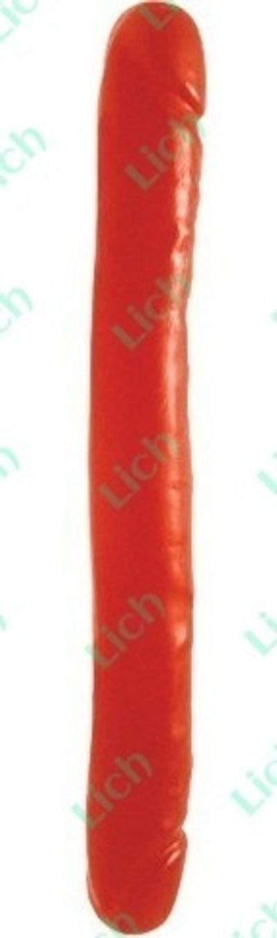 Двойной красный фаллоимитатор