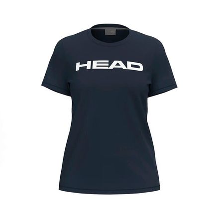 Футболка женская HEAD Club Original T-Shirt W 814845-NV-S, р.S, полиэстер, хлопок, эластан, т.синий