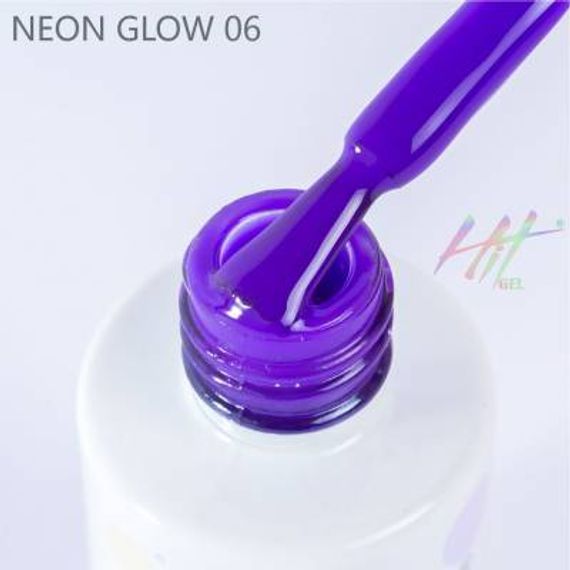 Гель-лак ТМ &quot;HIT gel&quot; №06 Neon glow, 9 мл