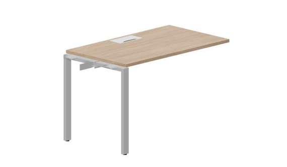 стол Strike 1180х680х750мм (металлический аутлет) - приставной элемент