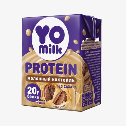 Молочный коктейль YO Milk Кофе Мокко 200 мл