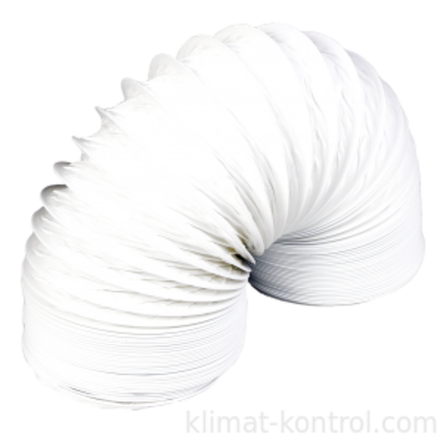 Воздуховод гибкий 10PF6 100 армированный гибкий ПВХ 6м ERA title=