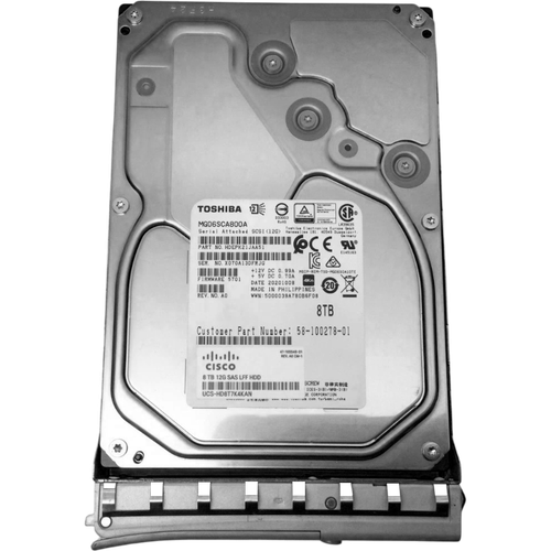 Серверный жесткий диск HDD Toshiba SAS 8TB SAS 7.2K 3.5" MG06SCA800A