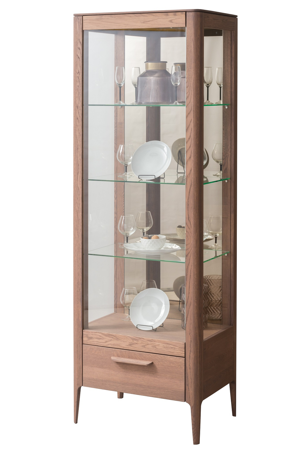 Шкаф-витрина из массива дуба Porto (Atlanta)