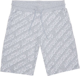 Шорты трикотажные ANTONY MORATO Серый меланж/Принт: белые логотипы (Мальчик)