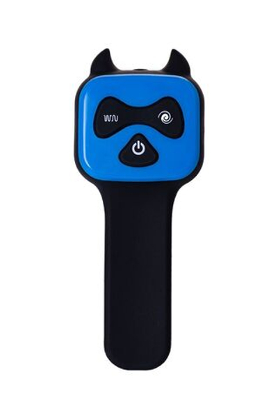 Вибростимулятор простаты с подогревом (Цвет: черный с синим)