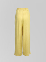 Костюм 2305 однотонный из широких брюк и жилетки с поясом