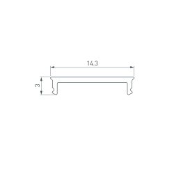 Экран SL-SLIM15-H10-W14-10000 OPAL (Arlight, Пластик) 065382