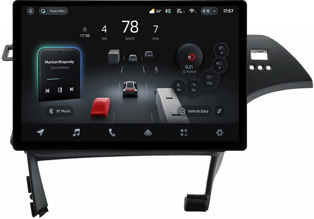 Магнитола для Toyota Prius 30 2009-2015 (правый руль) - Teyes CC4-PRO монитор 13" 2K QLED на Android 13, Snapdragon 778G, 8+128, AI, CarPlay, DSP, 4G SIM-слот