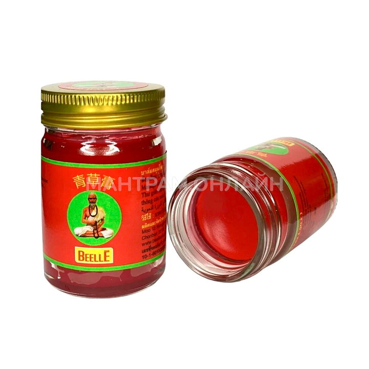 Бальзам красный Mho Shee Woke Red Balm тайский 50 г