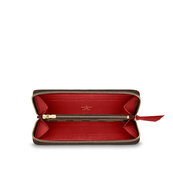 Женский кошелек Louis Vuitton Clemence коричневый