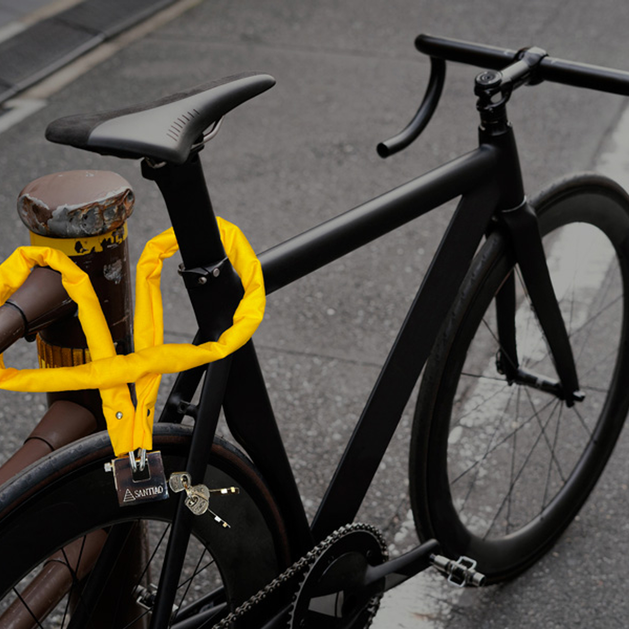 Велосипедный цепной замок