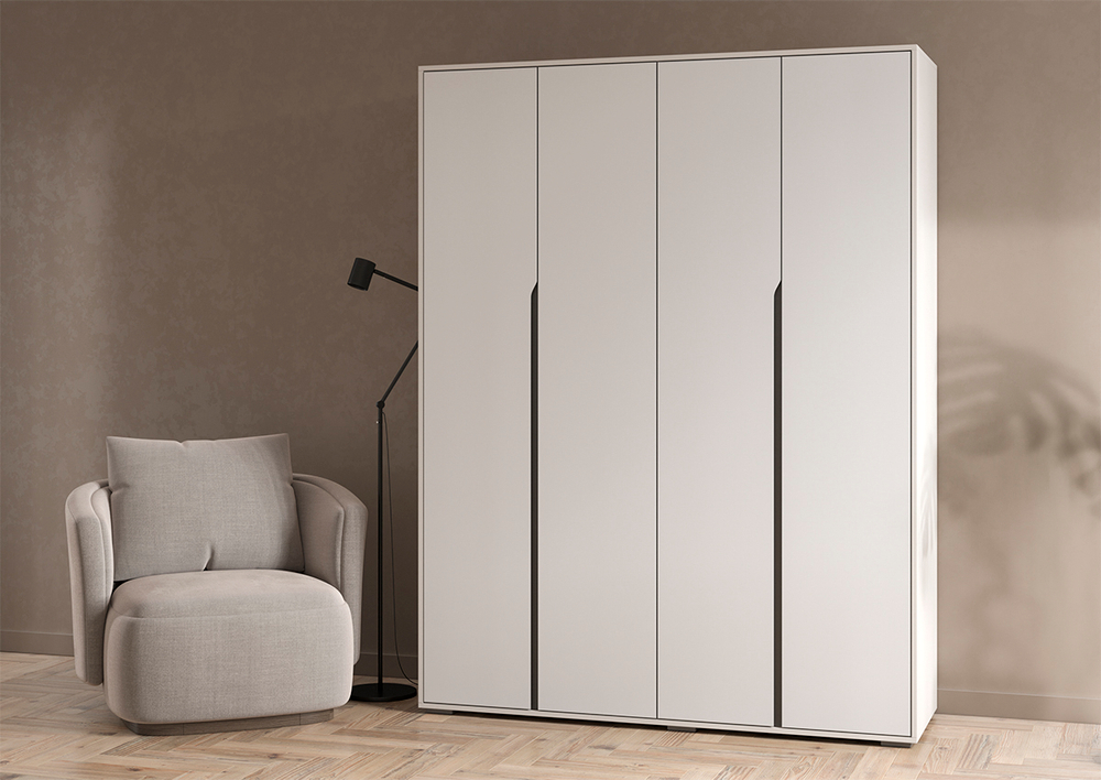 мс Алиса ШК-1600 белый/белый гладкий