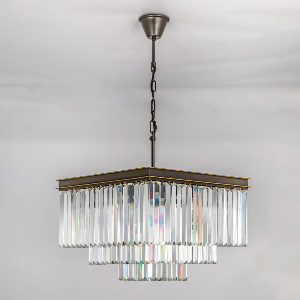 Citilux Мартин CL332231 Люстра хрустальная подвесная Прозрачная