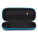 Пенал - косметичка Alingar, EVA, молния, 1 откидная планка, карман сетка, объемный рисунок, 80 х 210 мм, "STYLE", микс (бирюзовый, оранж, синий)