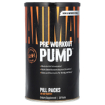 Animal, Pre Workout Pump, предтренировочный комплекс, пакетики с таблетками, 30 пакетиков