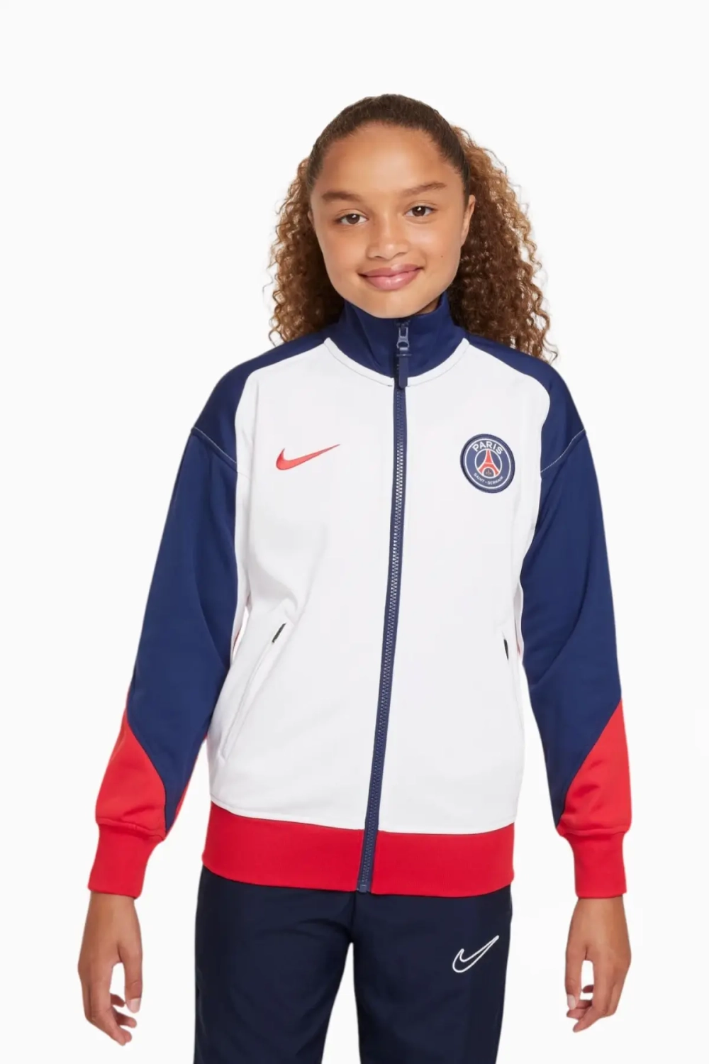 Кофта Nike PSG 24/25 Anthem Junior - белый