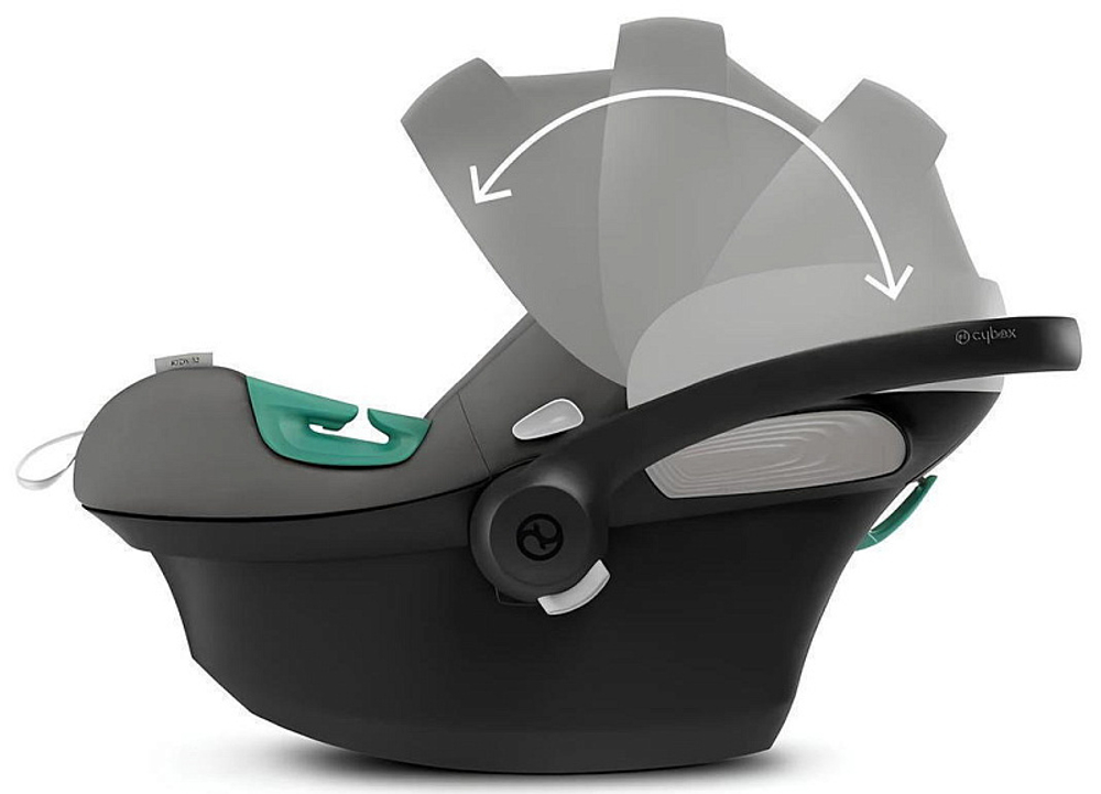 Коляска Cybex Balios S Lux SLV complete Aton S2 Lava Grey 3 в 1 Stone Grey с дождевиками