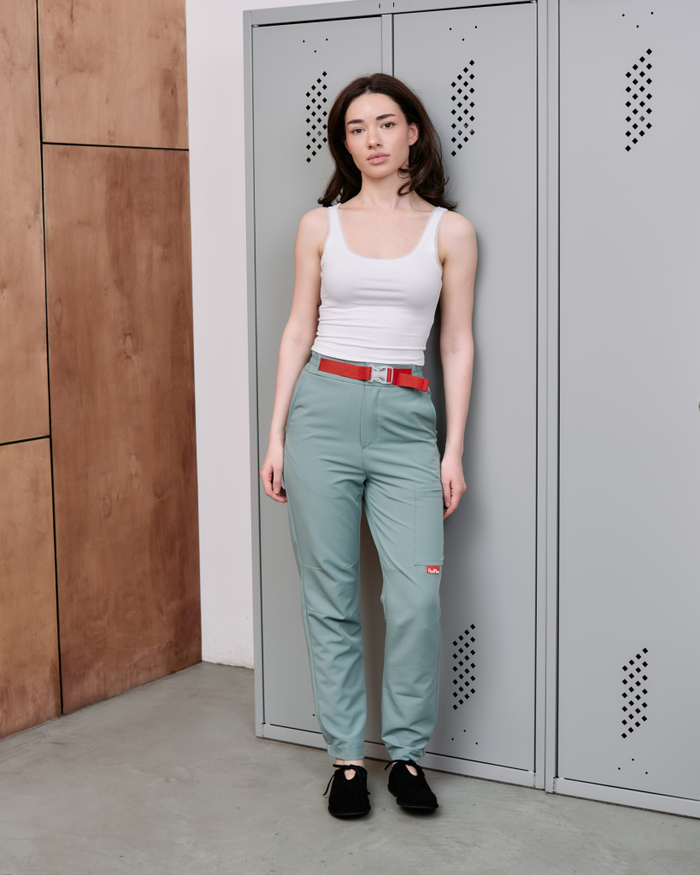 Джоггеры медицинские унисекс Кайтеки, шалфей