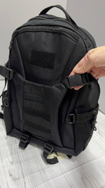 Универсальный тактический рюкзак 30-35л / чёрный