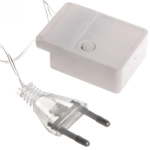 Гирлянда для дома СЕТКА ш1,5* в1,5м 120 ламп LED, прозр.пров.,8 реж, IP-20, Теплый белый