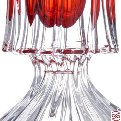 Ваза для цветов Aurum Crystal Plantica 40 см Red
