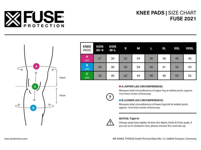 Защита колена Fuse Delta Kids