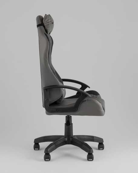 Кресло спортивное TopChairs Wyvern серо-черный