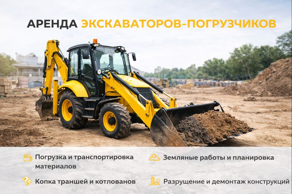 Экскаватор-погрузчик