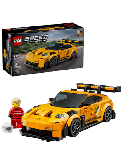Конструктор Лего Спид Чемпионс порше 911 GT3 RS 77239 | LEGO Speed Champions Porsche 911 Super Car 348 деталей 9+