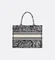 Сумка Dior Book Tote, модель маленького формата, женская, синий