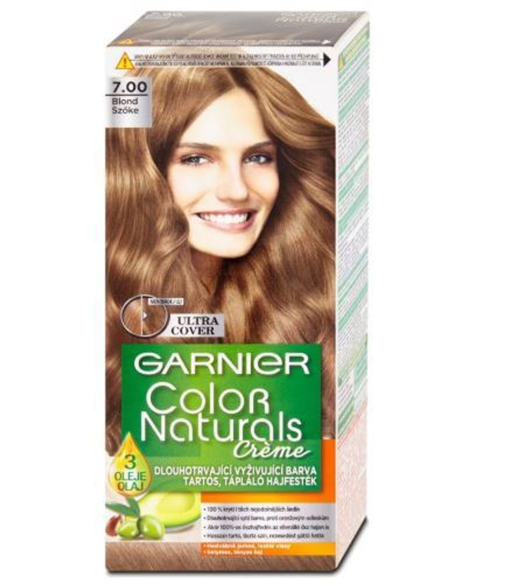 Garnier Краска для волос Color Naturals, тон №7.00 Глубокий русый, 60/60 мл