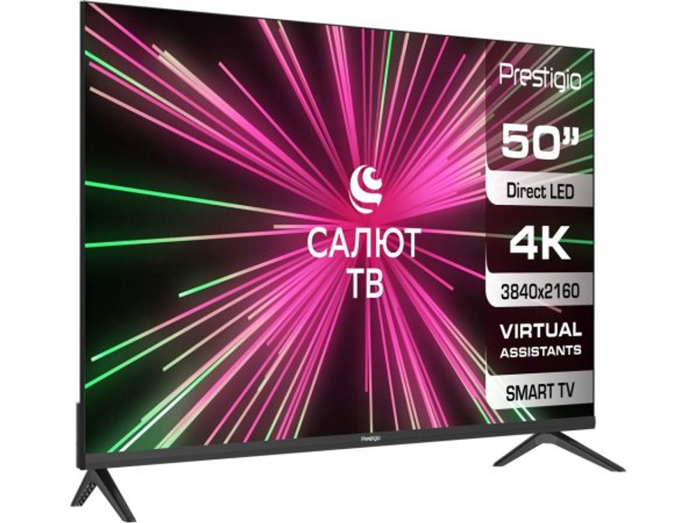 LED телевизор 4K Ultra HD Prestigio PTV50SS07X_CIS_BK