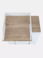 Комод RANT "ELSA PRO" с органайзером 80 см. 4 ящика (арт.125) Cloud White