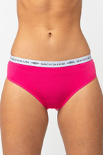 Женские трусы-слипы с узкой резинкой (Размер: XL) (Цвет: серый меланж)