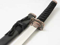 Armas Del Mundo Меч самурайский. Ножны черные, цуба медная