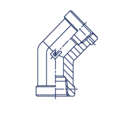 Штуцер FSC45 NPT 1/4 - NPT 1/4