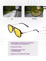 Оправа для очков с магнитными накладками 4в1