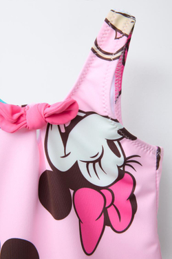 ZARA КУПАЛЬНИК С ПРИНТОМ MINNIE MOUSE AND DAISY © DISNEY, РОЗОВЫЙ