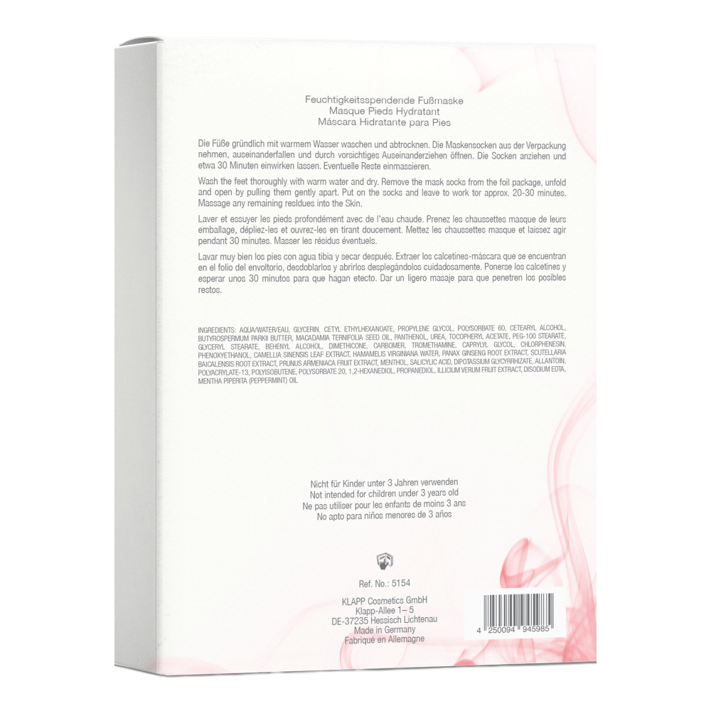 KLAPP Увлажняющая маска для ступней ног -  REPAGEN BODY MOISTURIZING FOOT MASK ,3 штук
