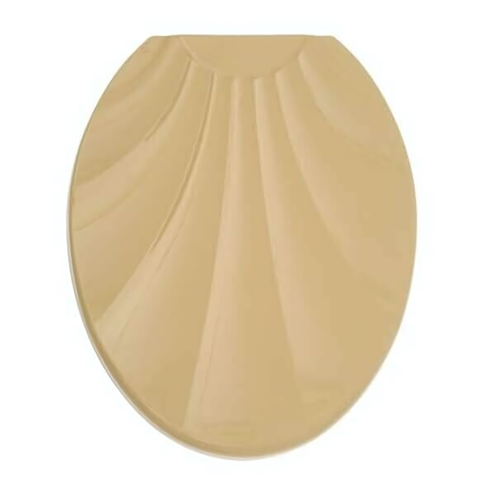 Крышка унитаза "РАКУШКА", бежевый, РП-812