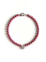 Kолье "Autumn Heart Red" Gold