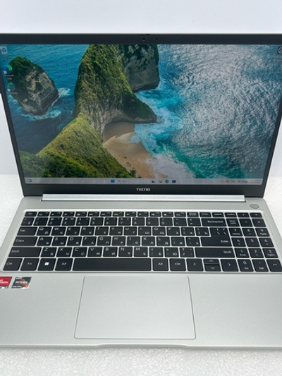 Ноутбук Tecno Megabook T1DA 15.6"/AMD Ryzen 7 5800U/RAM 16ГБ/SSD 512GB/AMD Radeon Graphics/1920*1080/IPS/DOS/Подсветка кл-ры: LED/серебристый. Состояние: Уценка/царапина на матрице