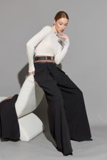 ТОНКИЙ РЕМЕНЬ С ЗАМОЧКОМ BLACK|NUDE