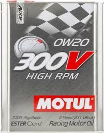 MOTUL 300V HIGH RPM 0W20 2L