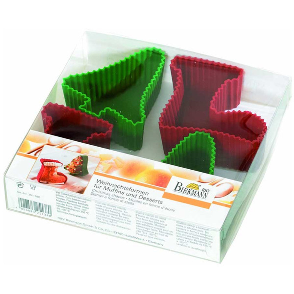 Набор формочек для маффинов Birkmann Новый год 4шт