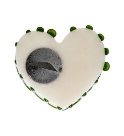 QS-31/4 Пирожное «Сладкое сердце» (имитация, магнит)