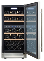 Винный шкаф Cellar Private CP027-2T серебристая дверь