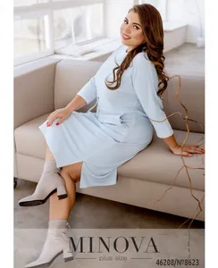 Платье 8623-небесно-голубой Minova